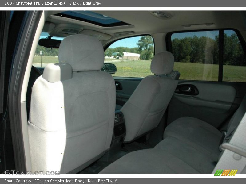 Black / Light Gray 2007 Chevrolet TrailBlazer LS 4x4