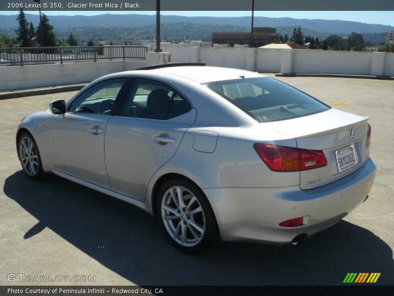 Glacier Frost Mica / Black 2006 Lexus IS 350