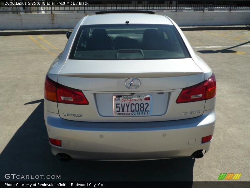 Glacier Frost Mica / Black 2006 Lexus IS 350