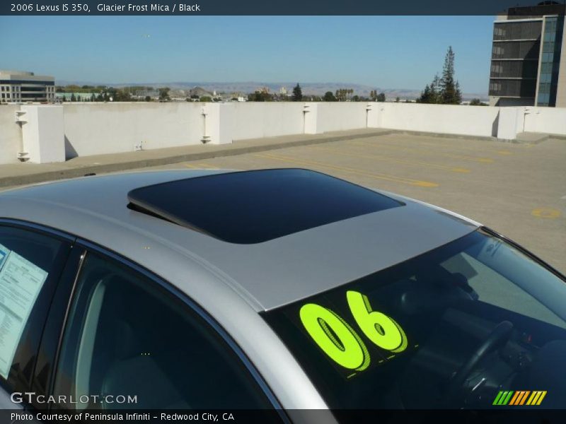 Glacier Frost Mica / Black 2006 Lexus IS 350