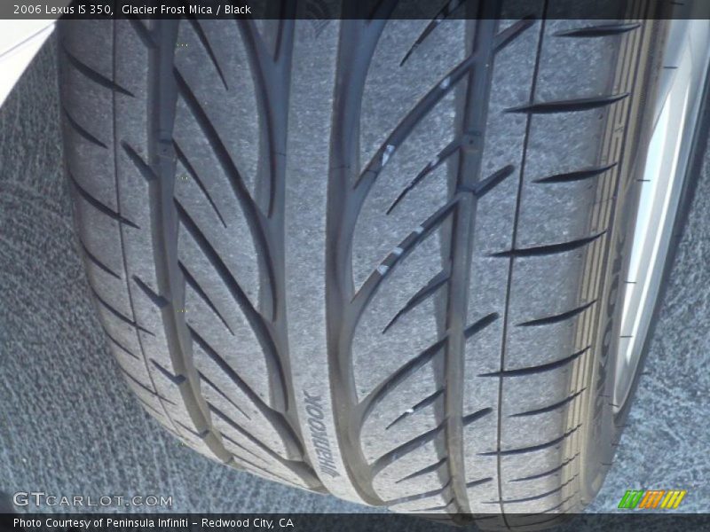 Glacier Frost Mica / Black 2006 Lexus IS 350