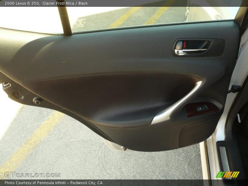 Glacier Frost Mica / Black 2006 Lexus IS 350