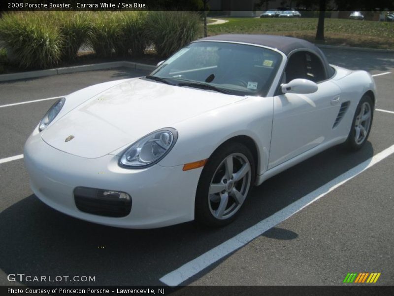 Carrara White / Sea Blue 2008 Porsche Boxster