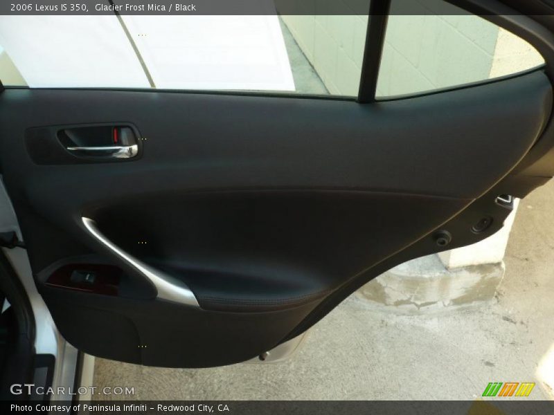 Glacier Frost Mica / Black 2006 Lexus IS 350