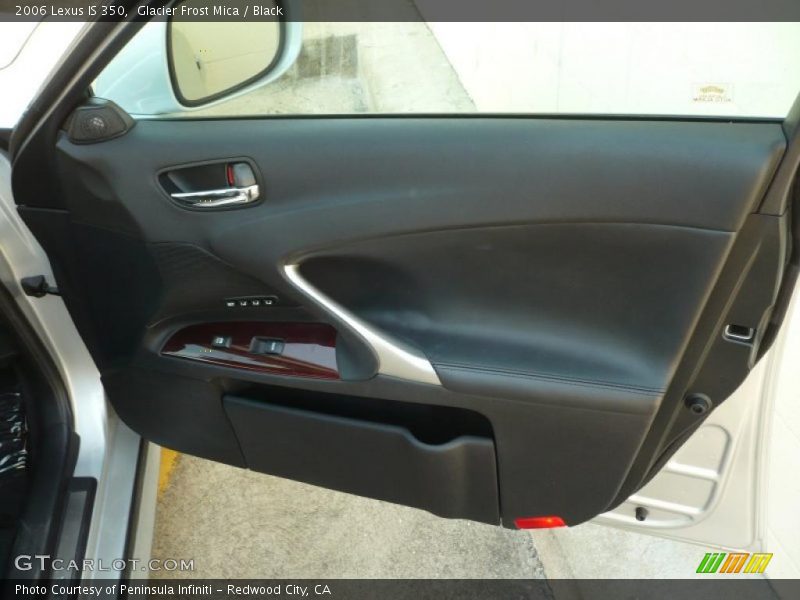 Glacier Frost Mica / Black 2006 Lexus IS 350