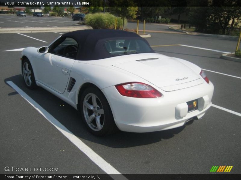 Carrara White / Sea Blue 2008 Porsche Boxster