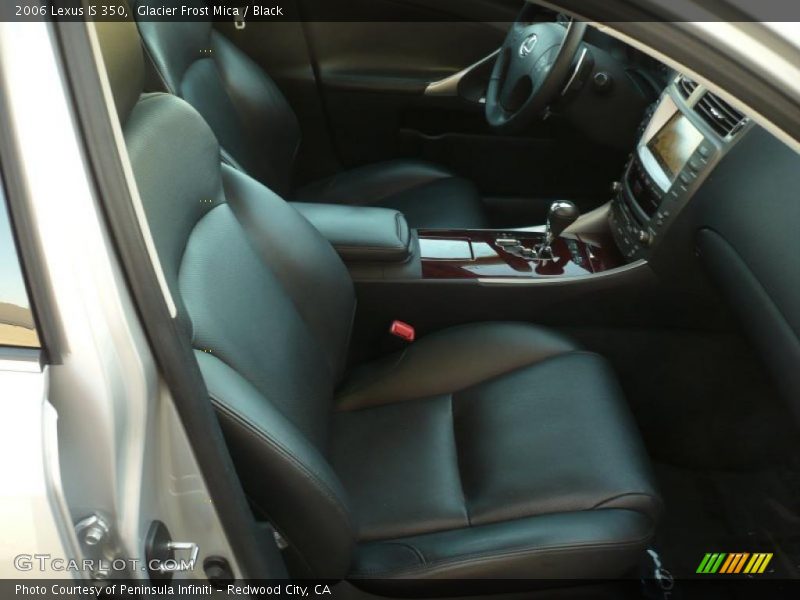 Glacier Frost Mica / Black 2006 Lexus IS 350