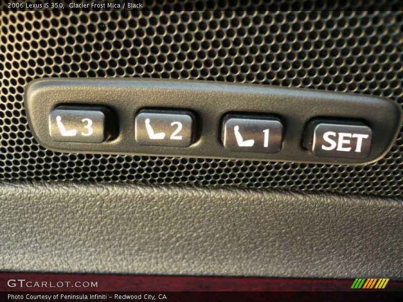 Glacier Frost Mica / Black 2006 Lexus IS 350