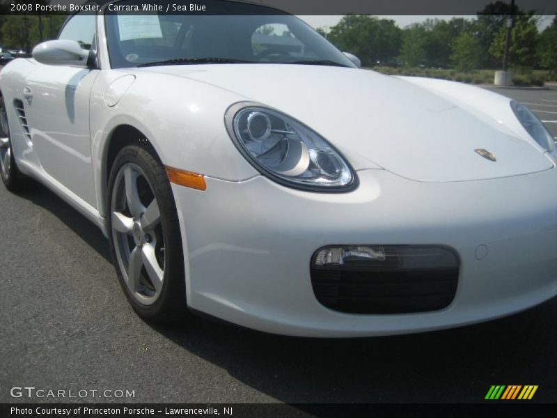 Carrara White / Sea Blue 2008 Porsche Boxster