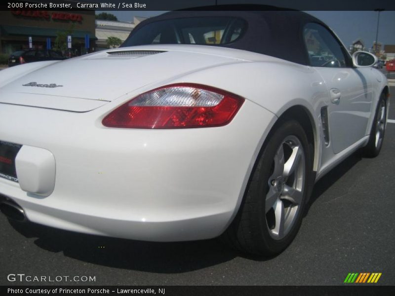 Carrara White / Sea Blue 2008 Porsche Boxster