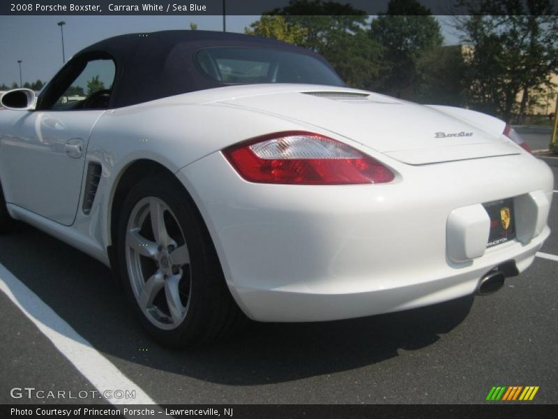 Carrara White / Sea Blue 2008 Porsche Boxster