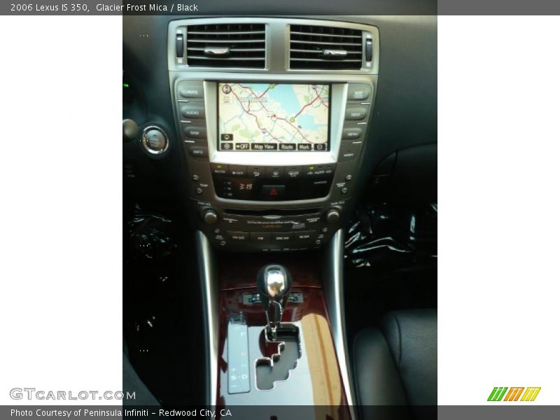 Glacier Frost Mica / Black 2006 Lexus IS 350