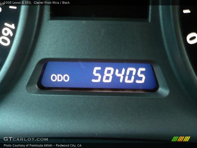 Glacier Frost Mica / Black 2006 Lexus IS 350