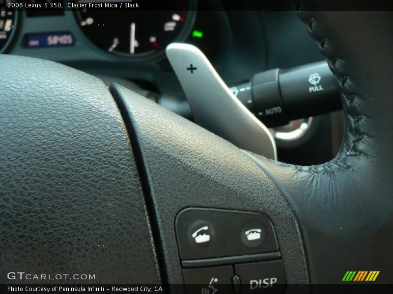 Glacier Frost Mica / Black 2006 Lexus IS 350
