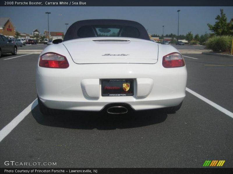Carrara White / Sea Blue 2008 Porsche Boxster