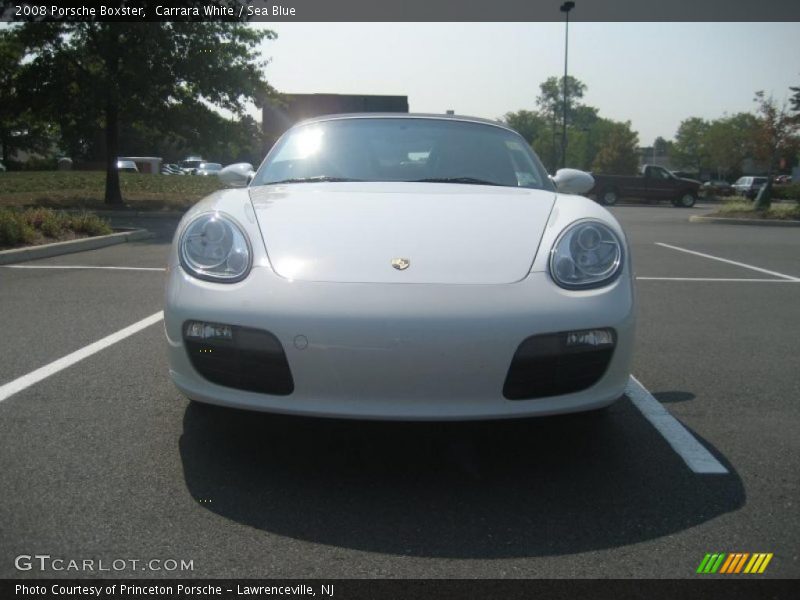 Carrara White / Sea Blue 2008 Porsche Boxster