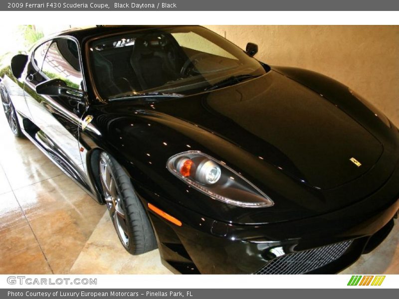 Black Daytona / Black 2009 Ferrari F430 Scuderia Coupe