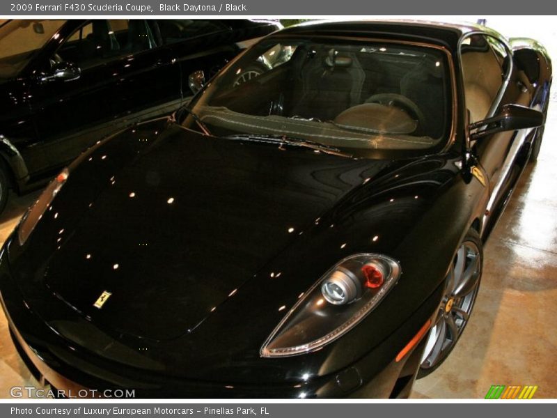 Black Daytona / Black 2009 Ferrari F430 Scuderia Coupe