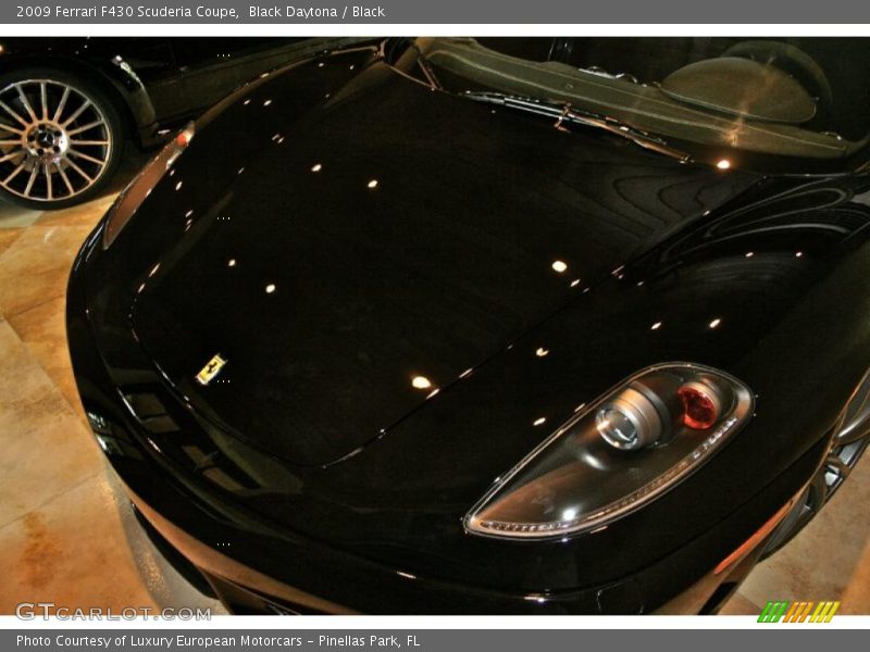 Black Daytona / Black 2009 Ferrari F430 Scuderia Coupe