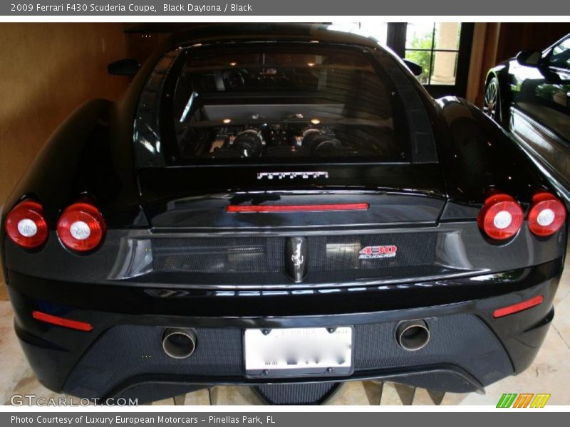 Black Daytona / Black 2009 Ferrari F430 Scuderia Coupe