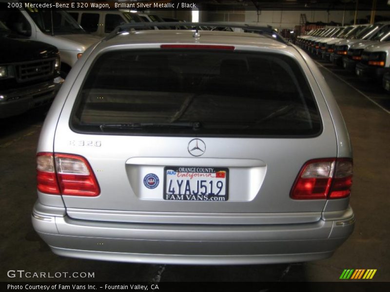 Brilliant Silver Metallic / Black 2003 Mercedes-Benz E 320 Wagon