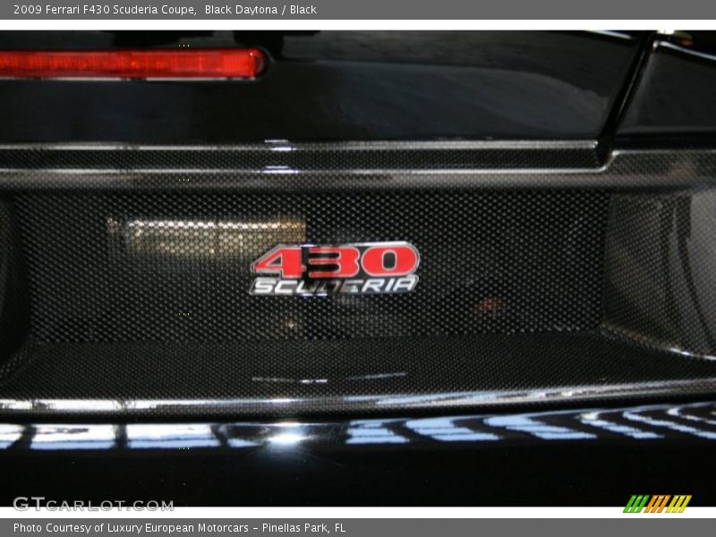 Black Daytona / Black 2009 Ferrari F430 Scuderia Coupe
