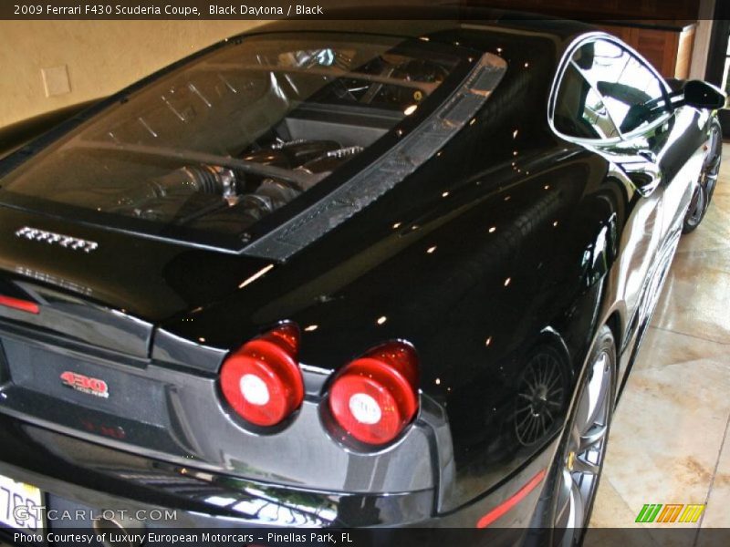 Black Daytona / Black 2009 Ferrari F430 Scuderia Coupe