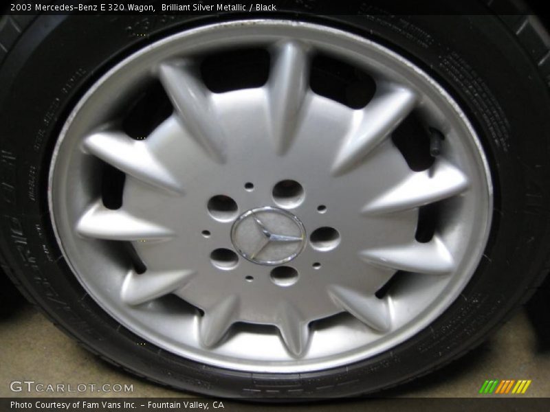 Brilliant Silver Metallic / Black 2003 Mercedes-Benz E 320 Wagon