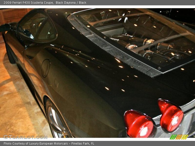 Black Daytona / Black 2009 Ferrari F430 Scuderia Coupe