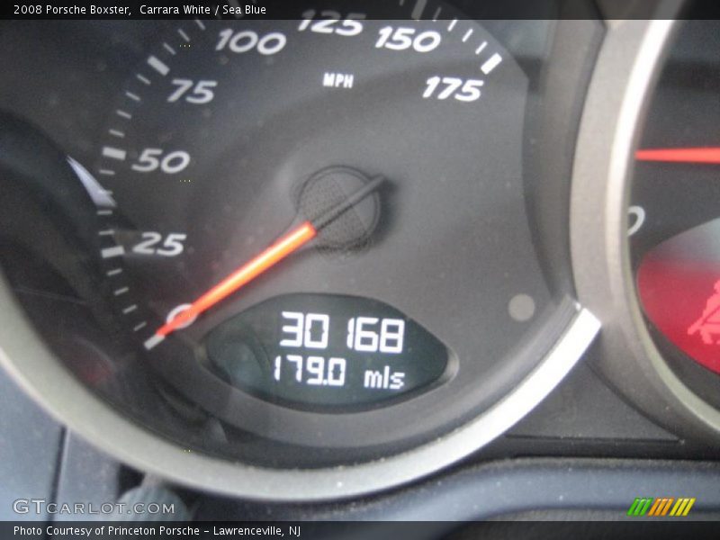 Carrara White / Sea Blue 2008 Porsche Boxster