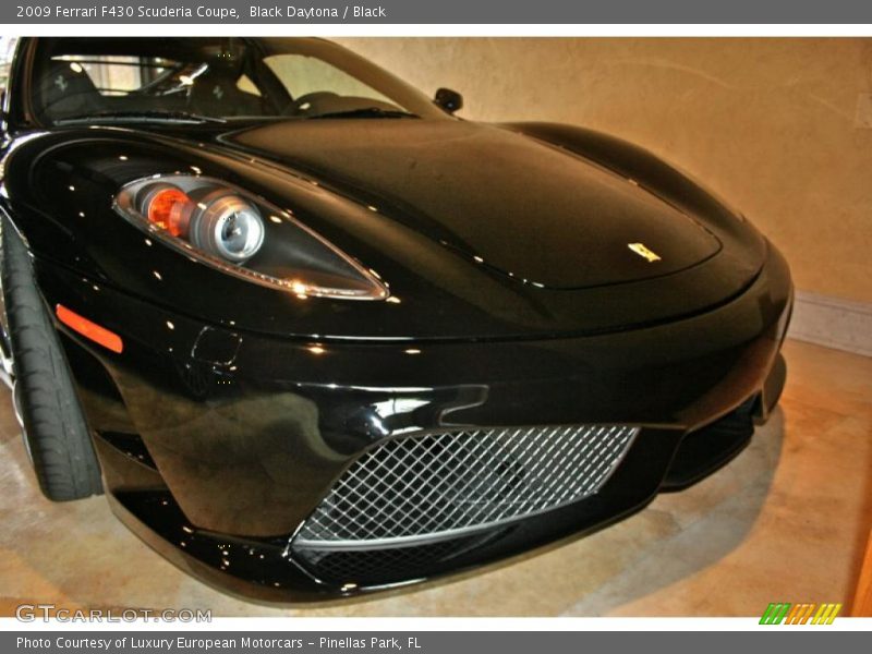 Black Daytona / Black 2009 Ferrari F430 Scuderia Coupe