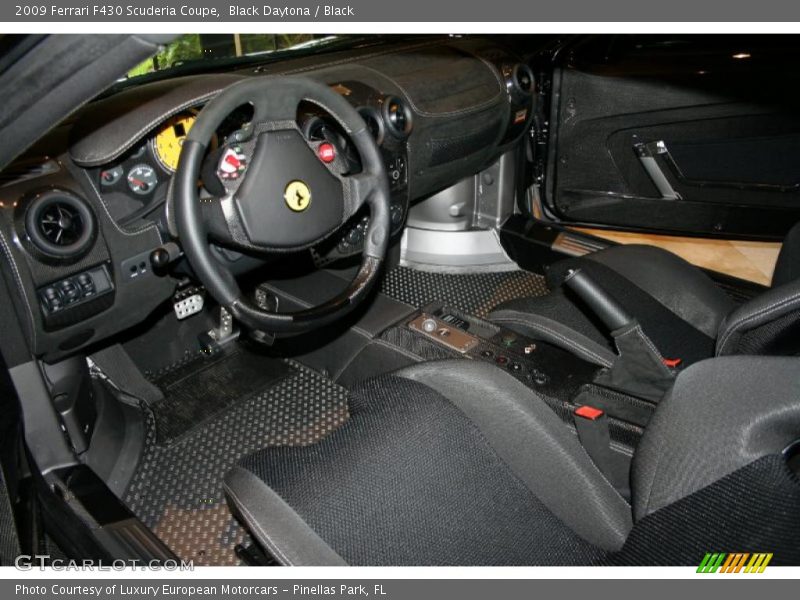 Black Daytona / Black 2009 Ferrari F430 Scuderia Coupe
