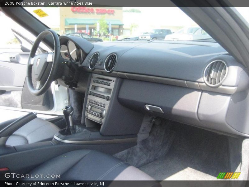 Carrara White / Sea Blue 2008 Porsche Boxster