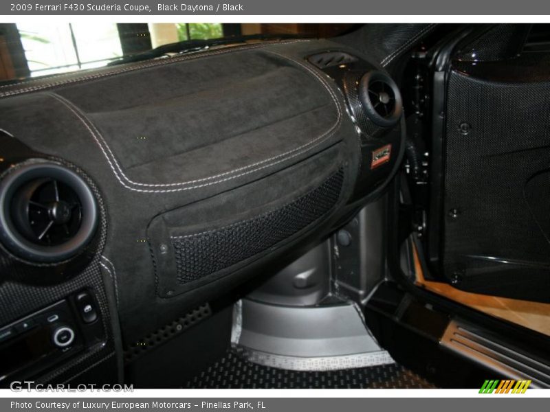 Black Daytona / Black 2009 Ferrari F430 Scuderia Coupe