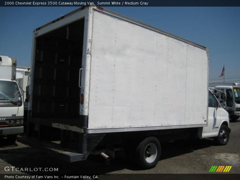 Summit White / Medium Gray 2000 Chevrolet Express 3500 Cutaway Moving Van