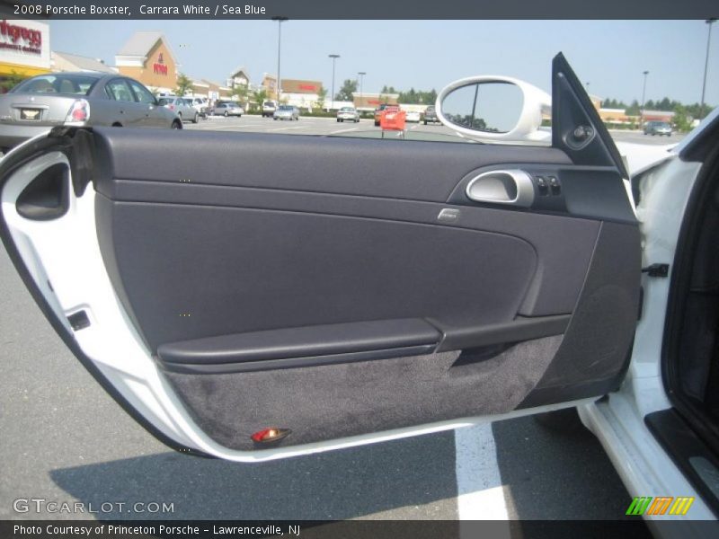 Carrara White / Sea Blue 2008 Porsche Boxster