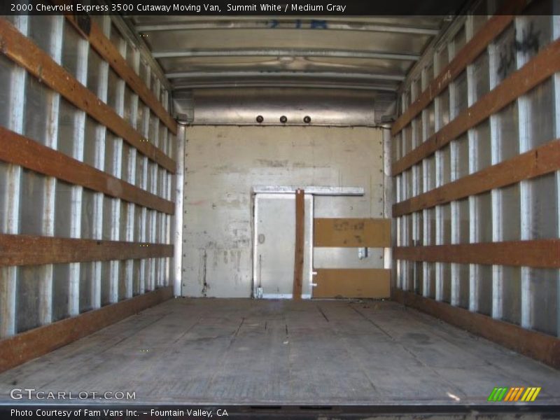 Summit White / Medium Gray 2000 Chevrolet Express 3500 Cutaway Moving Van