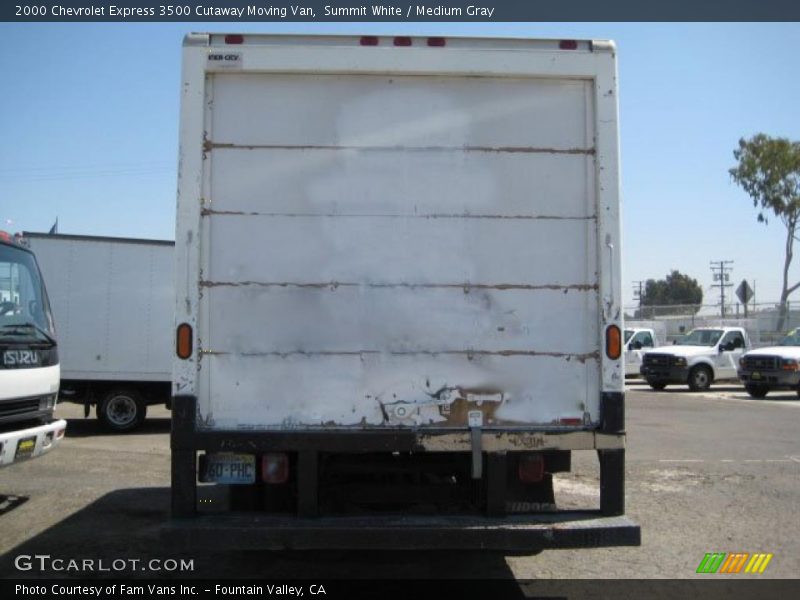 Summit White / Medium Gray 2000 Chevrolet Express 3500 Cutaway Moving Van