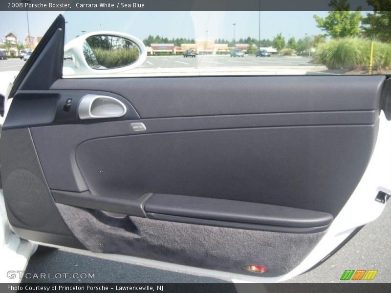 Carrara White / Sea Blue 2008 Porsche Boxster