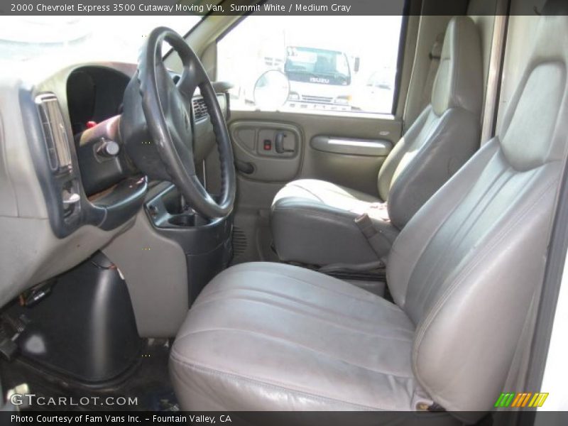 Summit White / Medium Gray 2000 Chevrolet Express 3500 Cutaway Moving Van