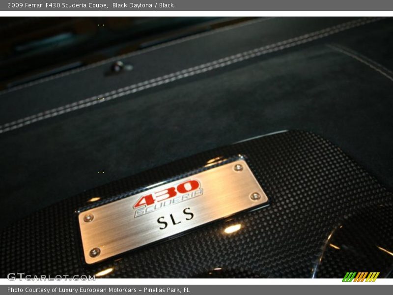 Black Daytona / Black 2009 Ferrari F430 Scuderia Coupe