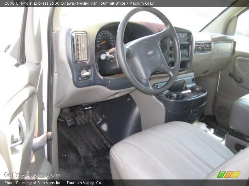 Summit White / Medium Gray 2000 Chevrolet Express 3500 Cutaway Moving Van