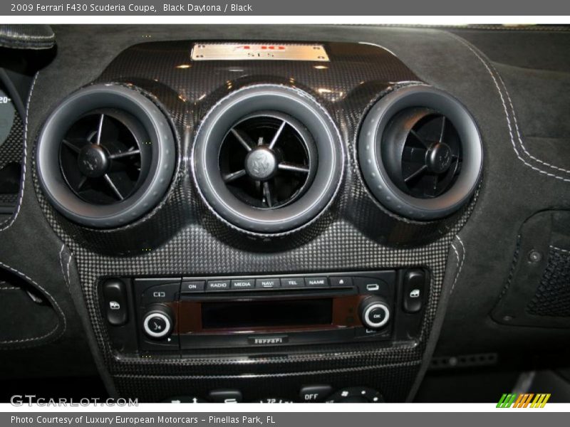 Black Daytona / Black 2009 Ferrari F430 Scuderia Coupe
