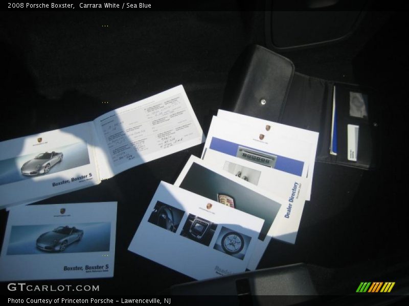Carrara White / Sea Blue 2008 Porsche Boxster