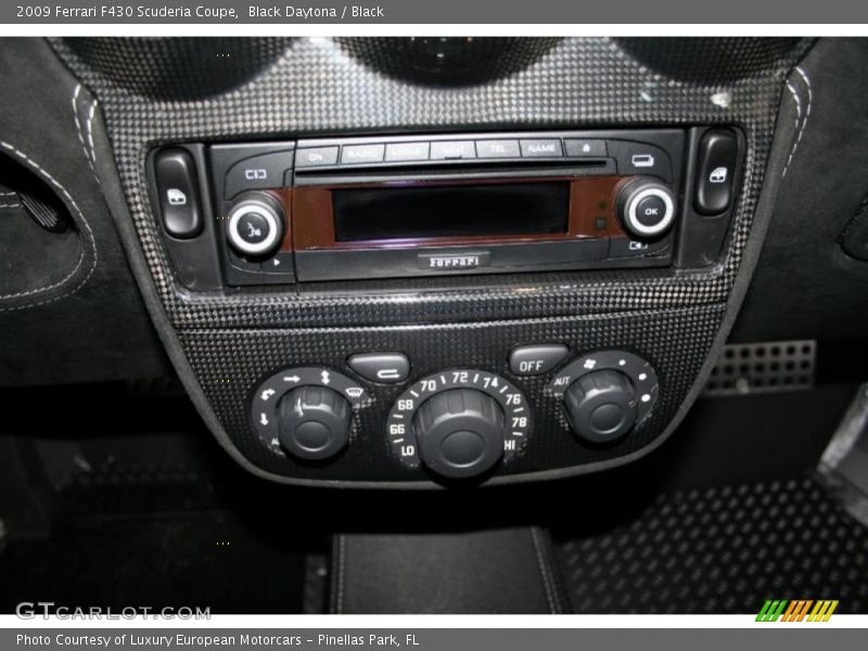 Black Daytona / Black 2009 Ferrari F430 Scuderia Coupe