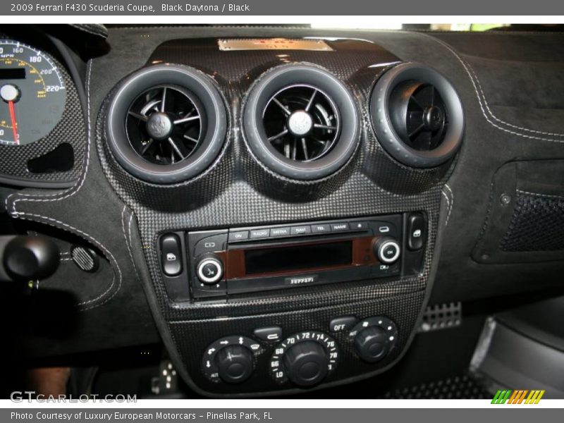 Black Daytona / Black 2009 Ferrari F430 Scuderia Coupe