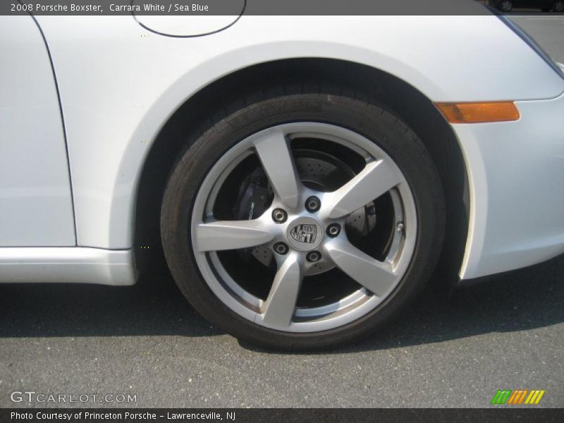 Carrara White / Sea Blue 2008 Porsche Boxster
