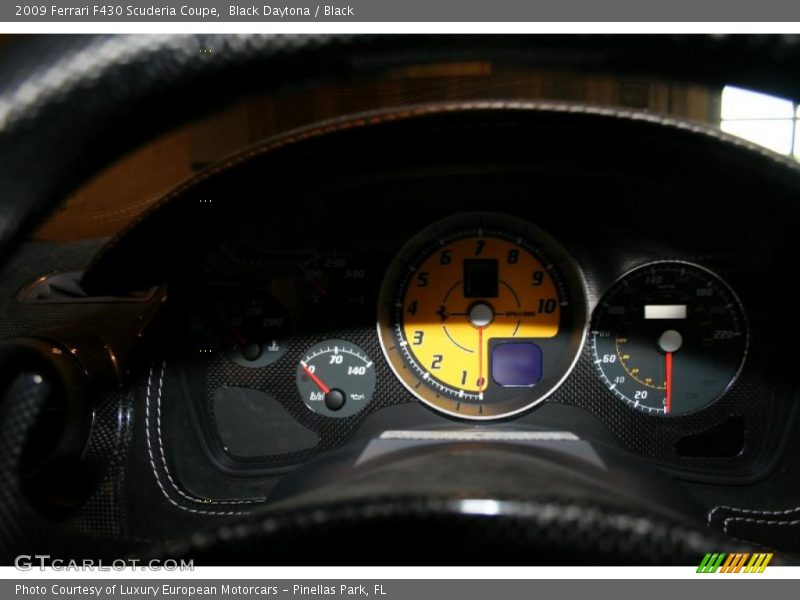 Black Daytona / Black 2009 Ferrari F430 Scuderia Coupe
