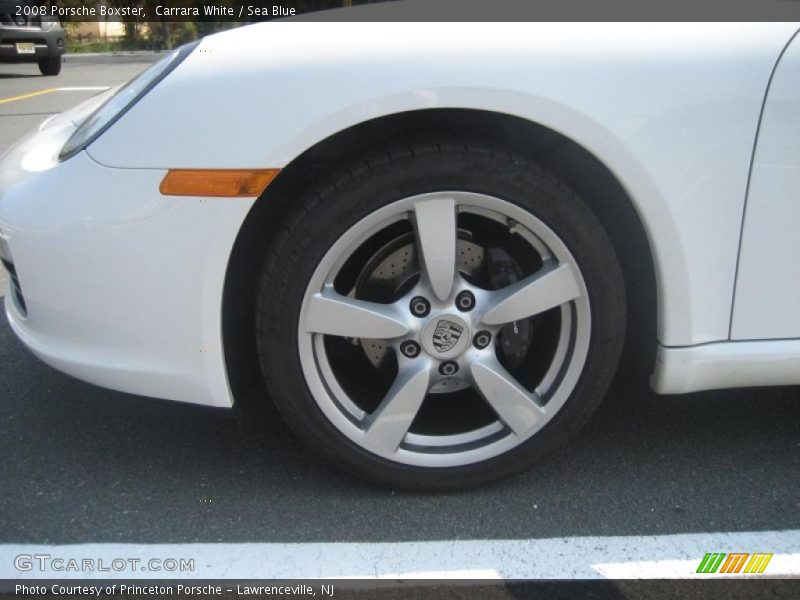 Carrara White / Sea Blue 2008 Porsche Boxster