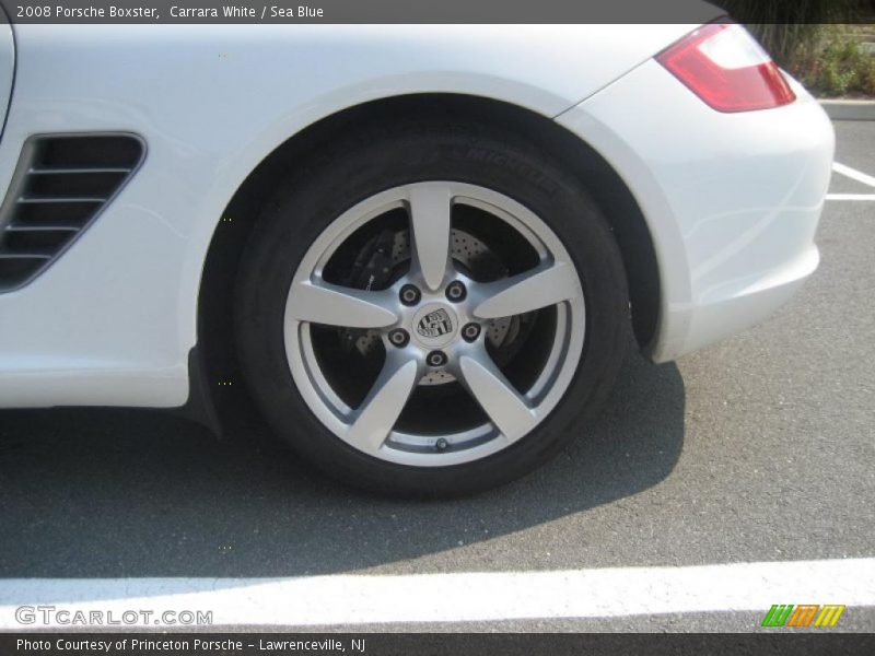 Carrara White / Sea Blue 2008 Porsche Boxster